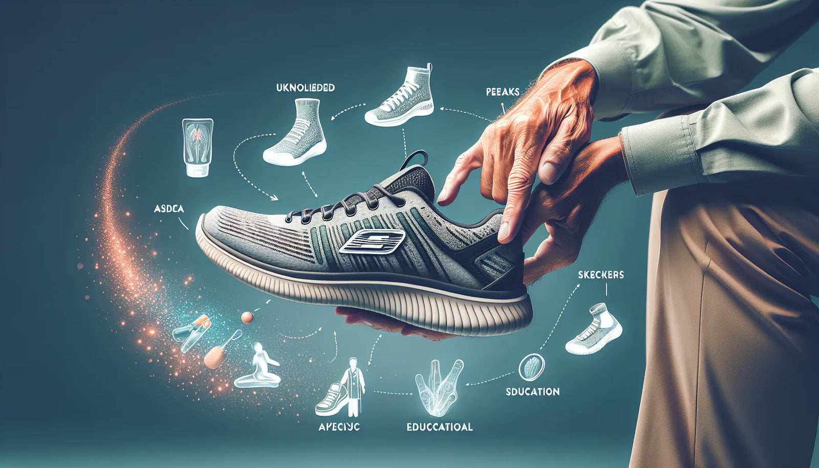 Qué opinan los podólogos de los Skechers — imagen de portada educativa sobre podología, uñas y salud del pie en Perú; Inkapodo, farmacia podológica.