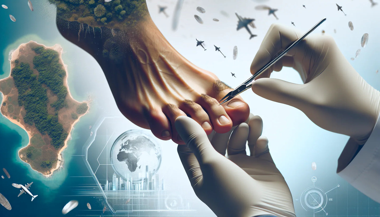 Cómo cortarse las uñas de los pies correctamente — imagen de portada educativa sobre podología, uñas y salud del pie en Perú; Inkapodo, farmacia podológica.
