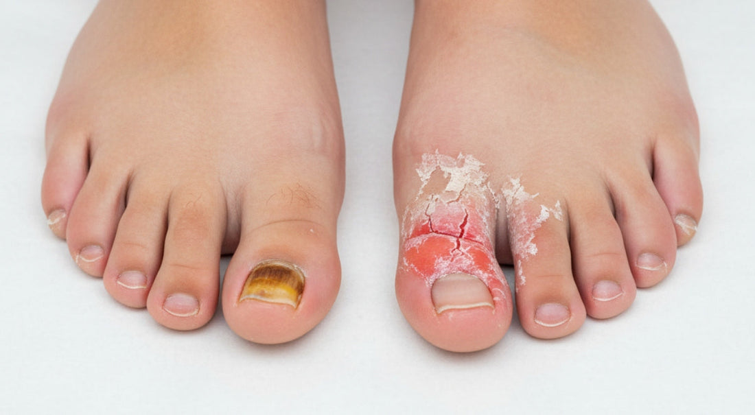 ¿Cómo saber si es hongo o pie de atleta?