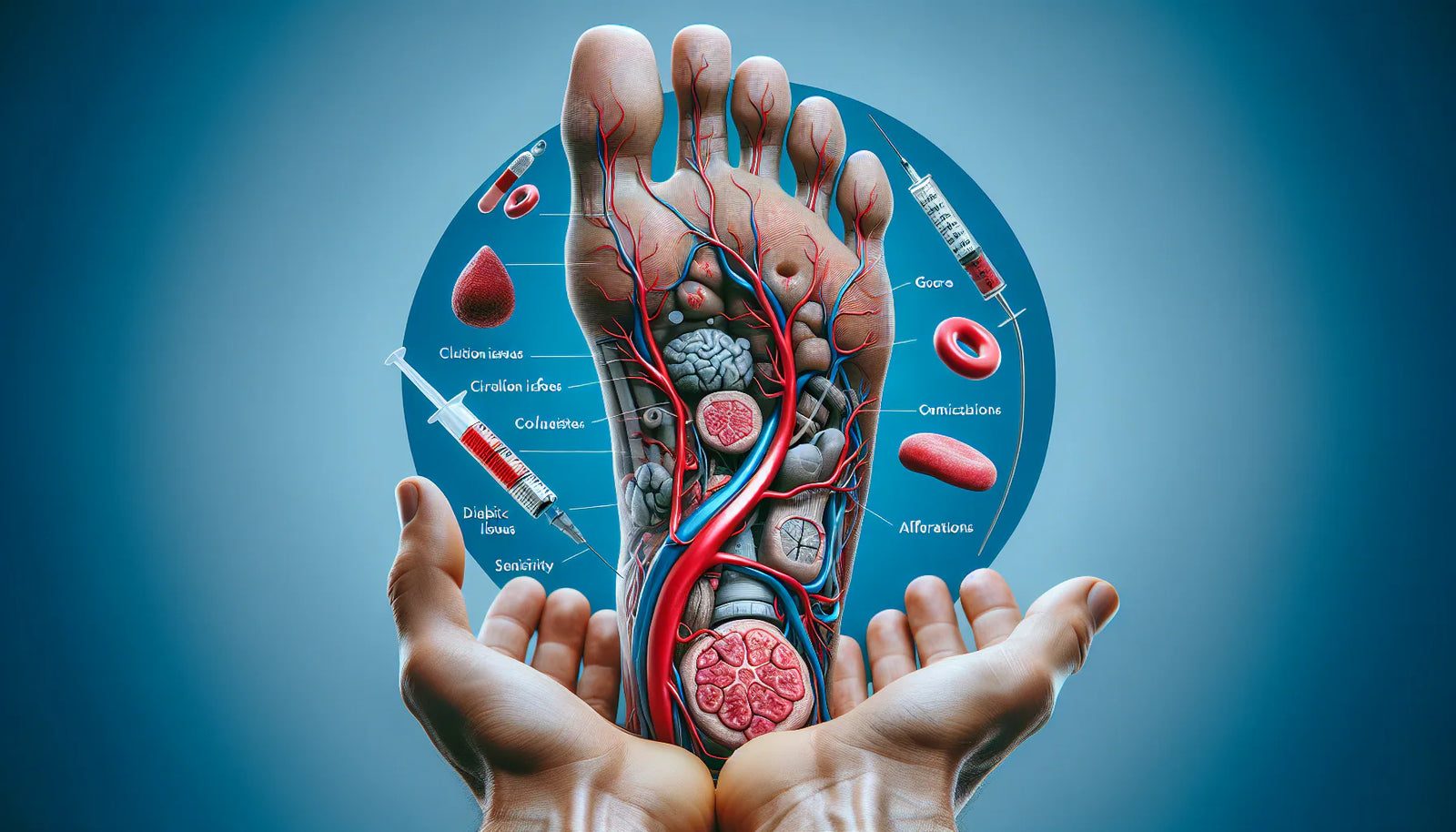 Cuidados del pie si tienes diabetes — imagen de portada educativa sobre podología, uñas y salud del pie en Perú; Inkapodo, farmacia podológica.