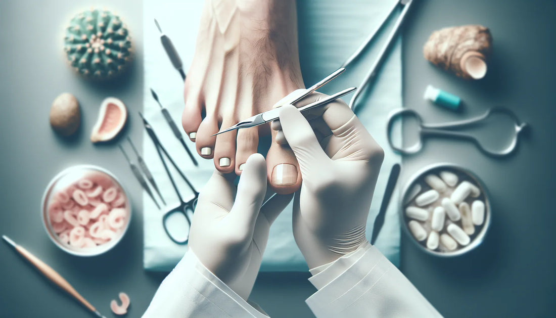 Tratamientos que sí funcionan para la onicomicosis — imagen de portada educativa sobre podología, uñas y salud del pie en Perú; Inkapodo, farmacia podológica.