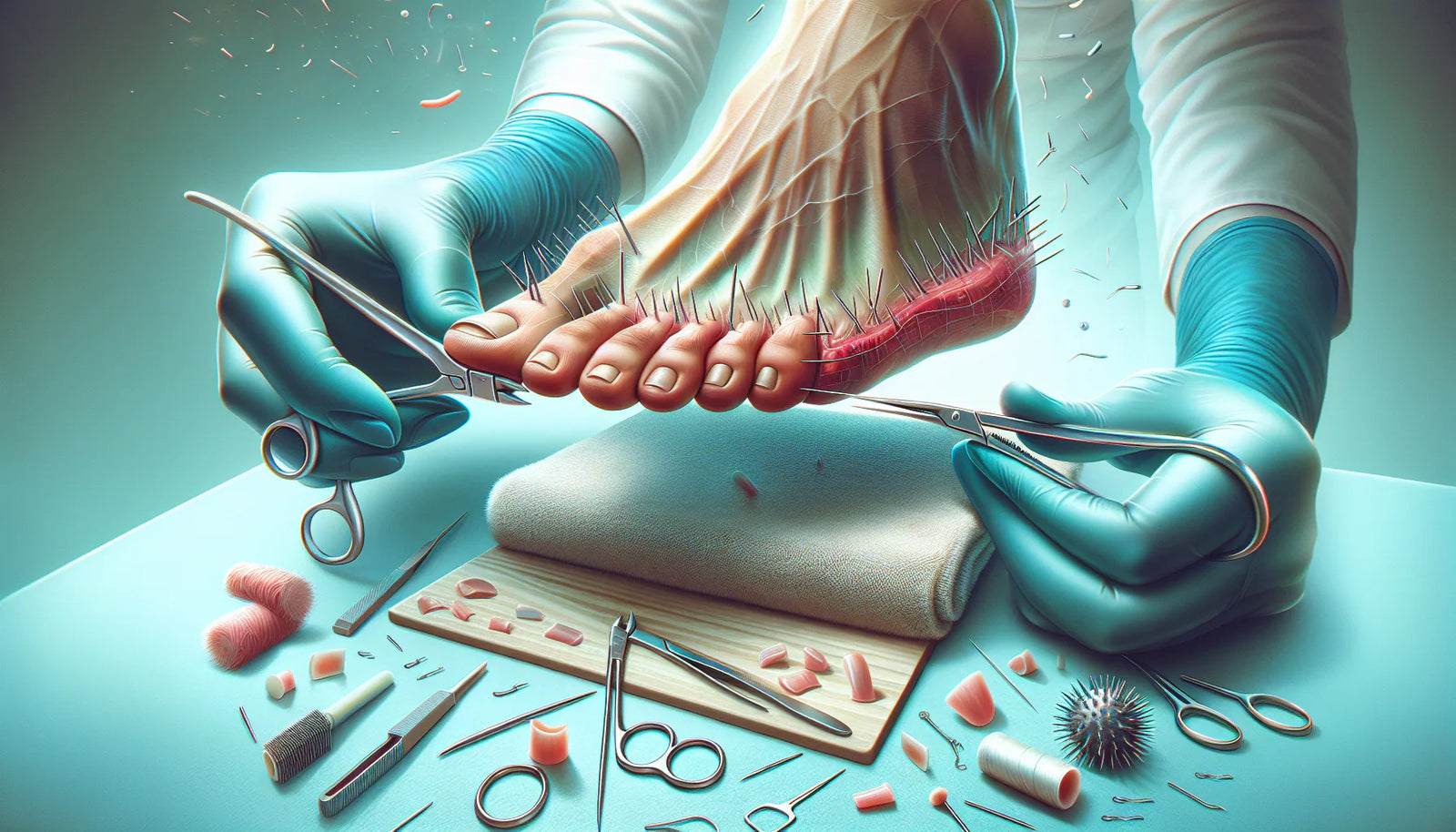 Errores más comunes al cortar las uñas — imagen de portada educativa sobre podología, uñas y salud del pie en Perú; Inkapodo, farmacia podológica.
