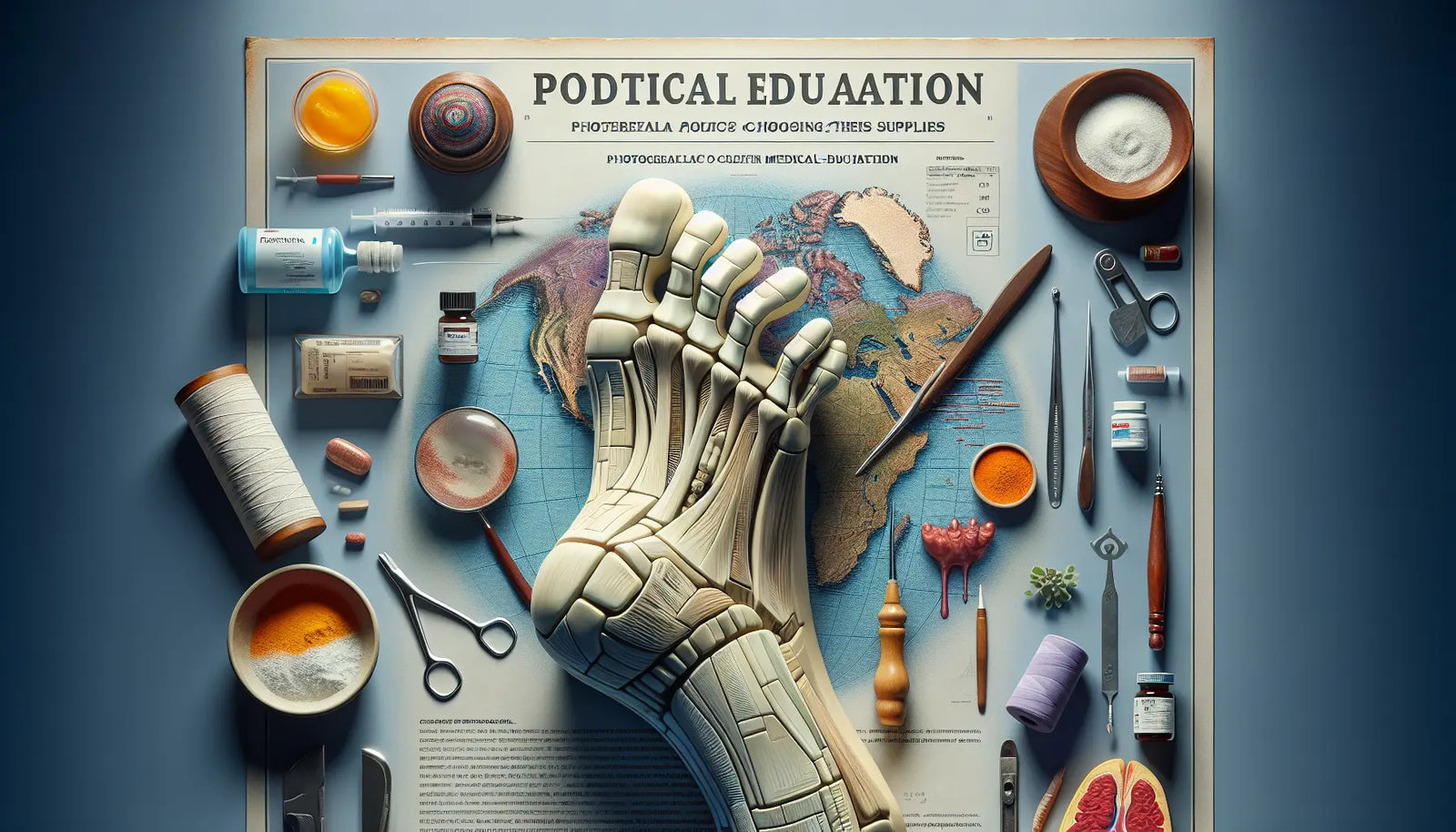 Productos para podologia: donde comprar de forma segura — imagen de portada educativa sobre podología, uñas y salud del pie en Perú; Inkapodo, farmacia podológica.