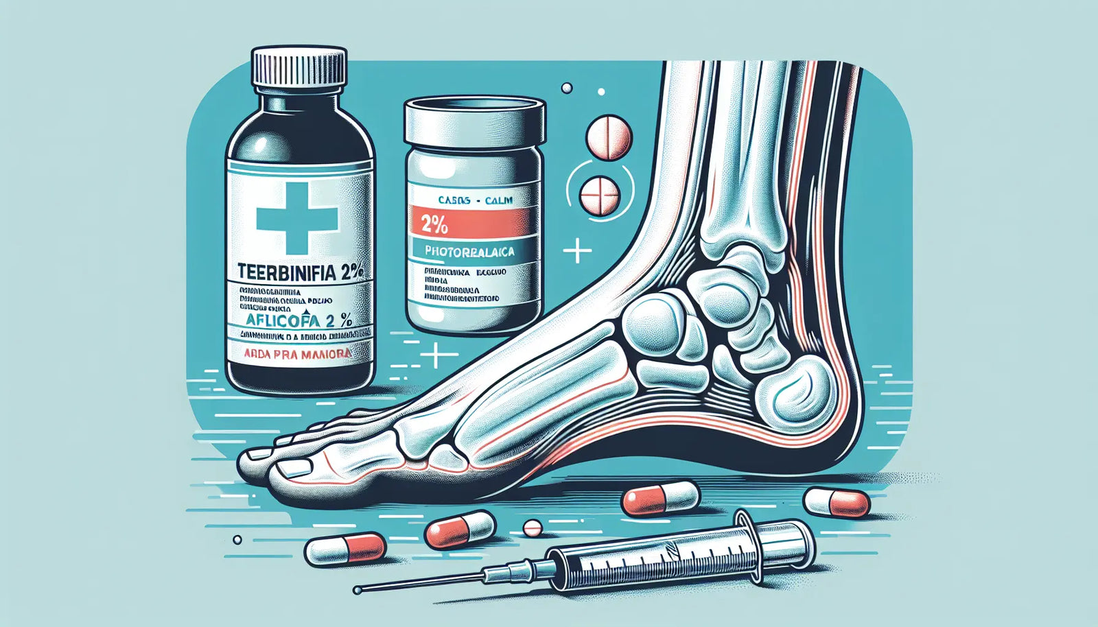 Terbinafina 2%: para que sirve y en que casos se usa — imagen de portada educativa sobre podología, uñas y salud del pie en Perú; Inkapodo, farmacia podológica.