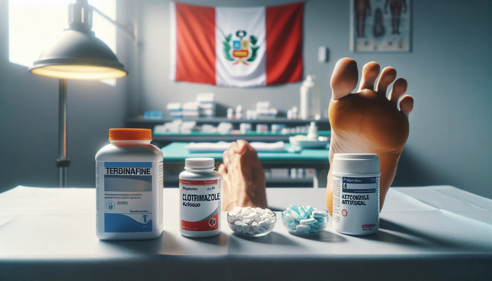 Terbinafina vs clotrimazol vs ketoconazol: diferencias clave — imagen de portada educativa sobre podología, uñas y salud del pie en Perú; Inkapodo, farmacia podológica.