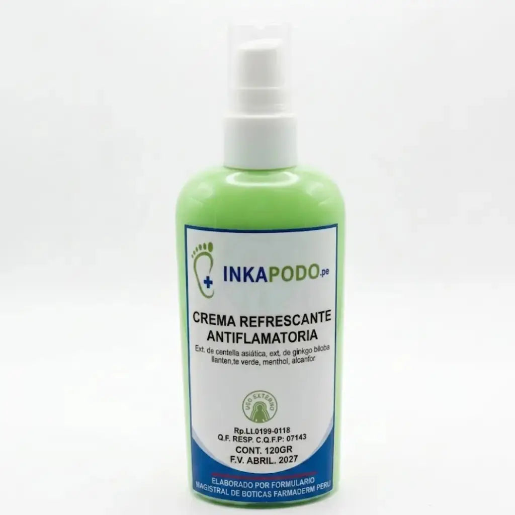 Crema Refrescante Anti-inflamatoria InkaPodo.pe