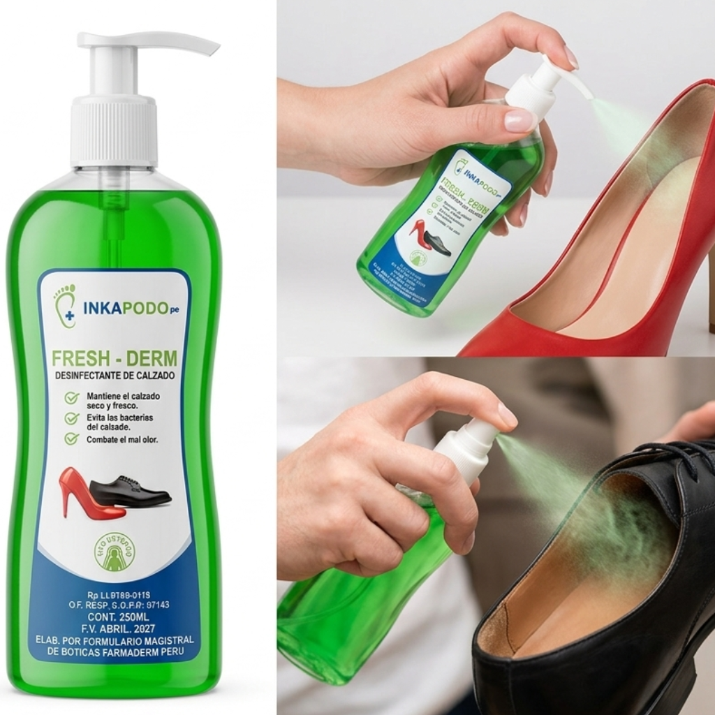 Desinfectante de calzado con Fresh-Derm