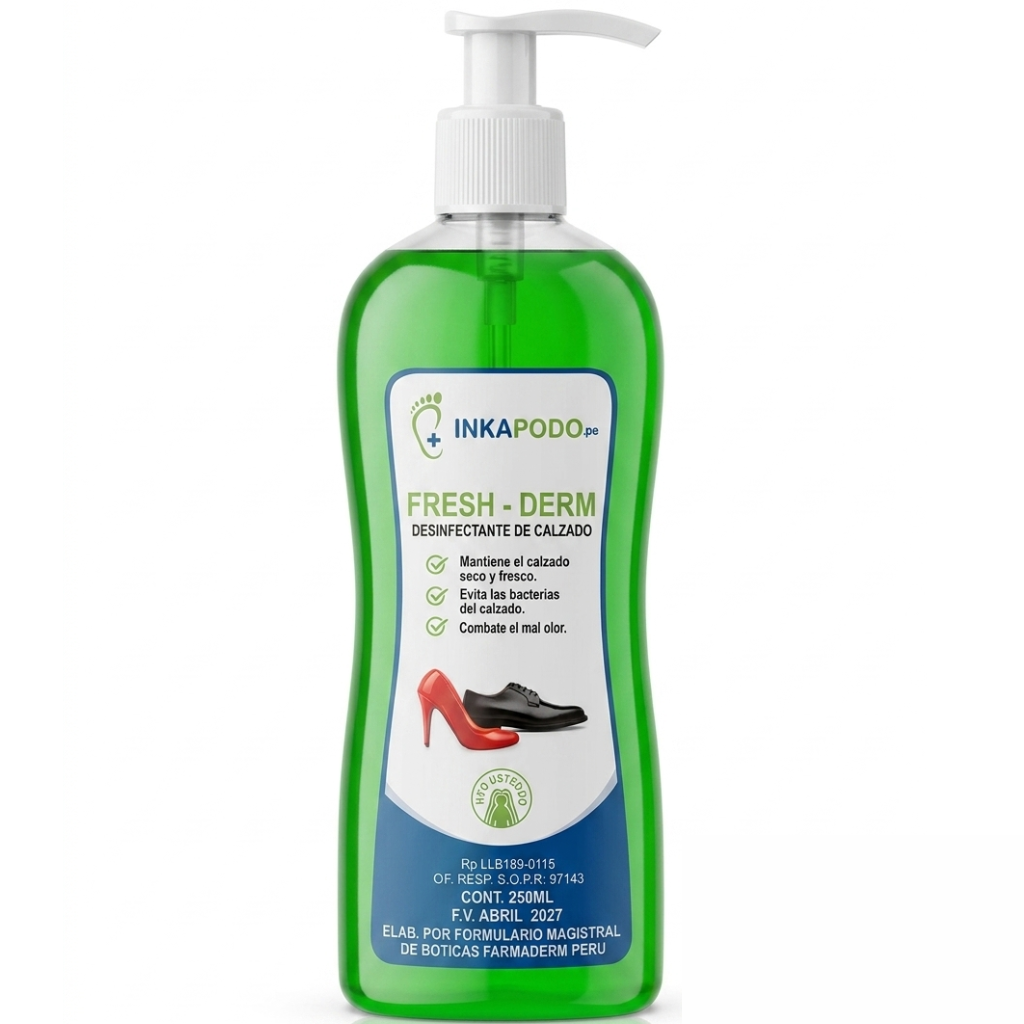 Desinfectante de calzado con Fresh-Derm