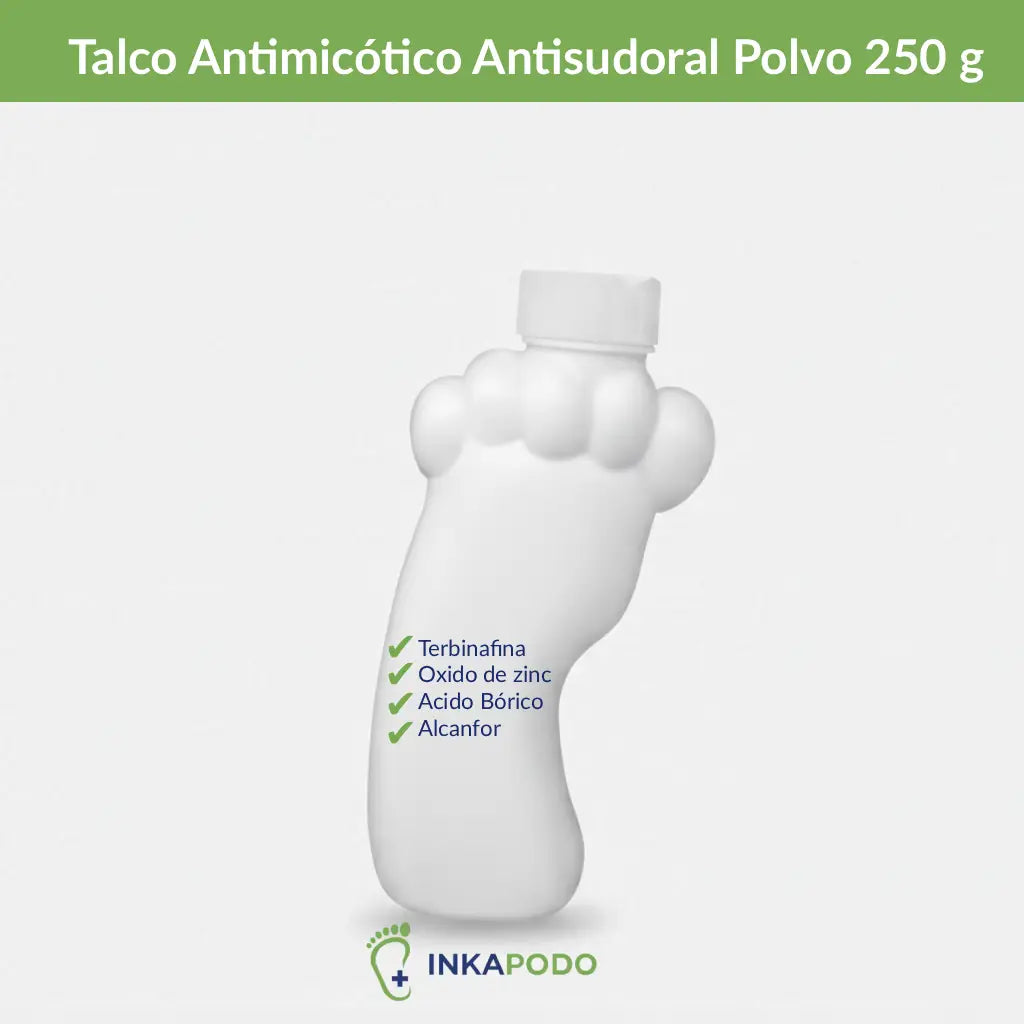 Talco Antimicótico Antisudoral Polvo 250 g